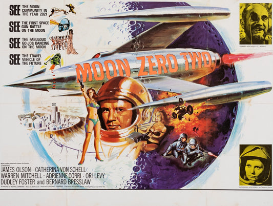 Moon Zero Two (1969) Sci-Fi James Olson Adrienne Corri Public Domain DVD NO CASE