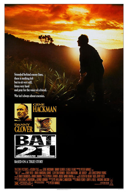 Bat 21 (1988) War Drama, Gene Hackman, Danny Glover, Public Domain DVD NO CASE