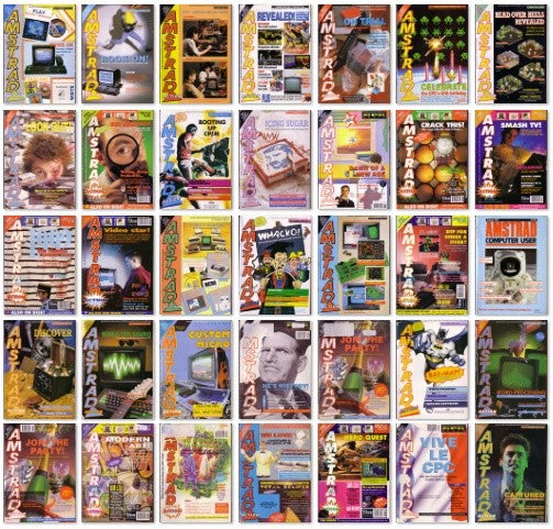 AMSTRAD ACTION Magazine Collection on Disk ALL ISSUES CPC+/464/6128/GX4000 Games