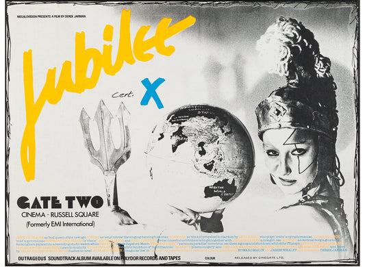 Jubilee (1978) Comedy Music DVD Derek Jarman  Public Domain Film DISC ONLY