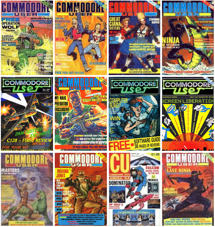 COMMODORE USER Magazine Collection on Disk ALL 78 ISSUES! C64/AMIGA/C16 Games CU