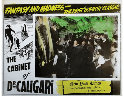 The Cabinet of Dr. Caligari (1922) Werner Krauß DVD Public domain film Disc Only
