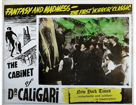 The Cabinet of Dr. Caligari (1922) Werner Krauß DVD Public domain film Disc Only