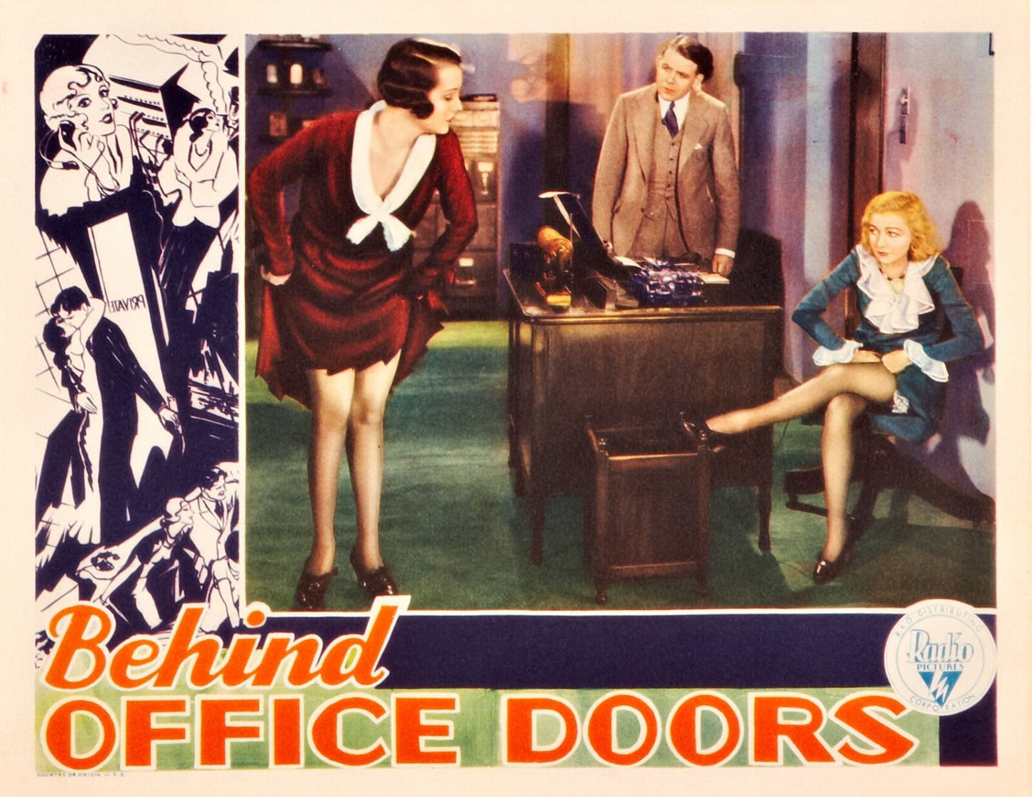 Behind Office Doors (1931) Film Noir Mary Astor DVD Public Domain (Disc Only)