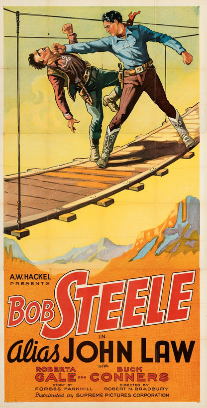 Alias John Law (1935) Western Bob Steele DVD Public Domain Film (Disc Only)