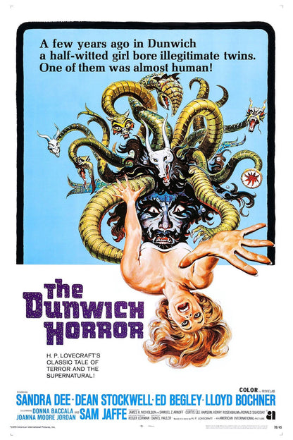 The Dunwich Horror (1970) Sandra Dee, Ed Begley Public Domain Horror DVD NO CASE