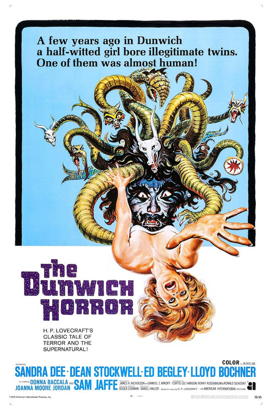 The Dunwich Horror (1970) Sandra Dee, Ed Begley Public Domain Horror DVD NO CASE