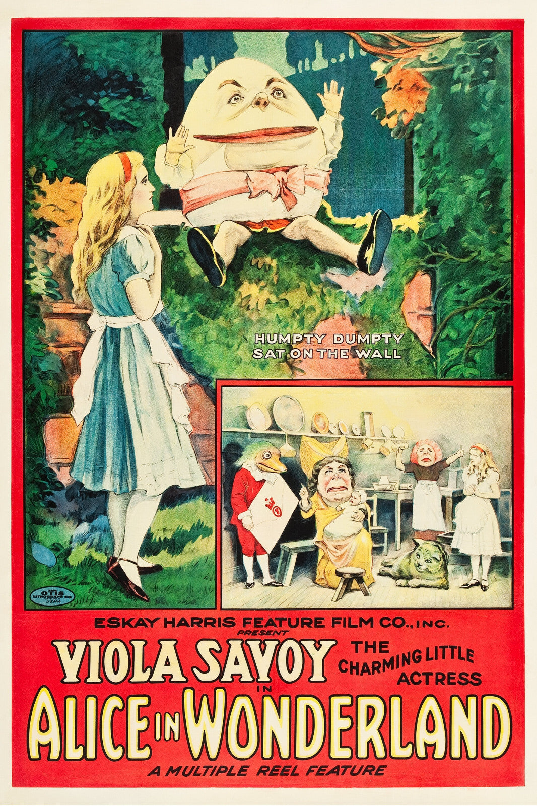 Alice in Wonderland (1915) Adventure Violet Savoy DVD Public Domain (Disc Only)