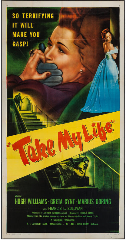 Take My Life (1947) Crime Hugh Williams Gretna Gynt DVD Public domain (Disc Only
