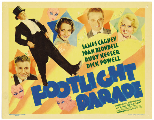 Footlight Parade (1933) James Cagney Joan Blondel DVD Public domain - Disc only