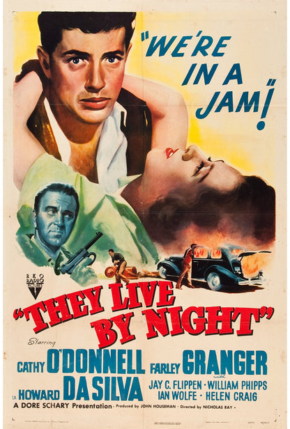 They Live By Night (1949) Crime Cathy O'Donnell DVD Public domain film Disc Only