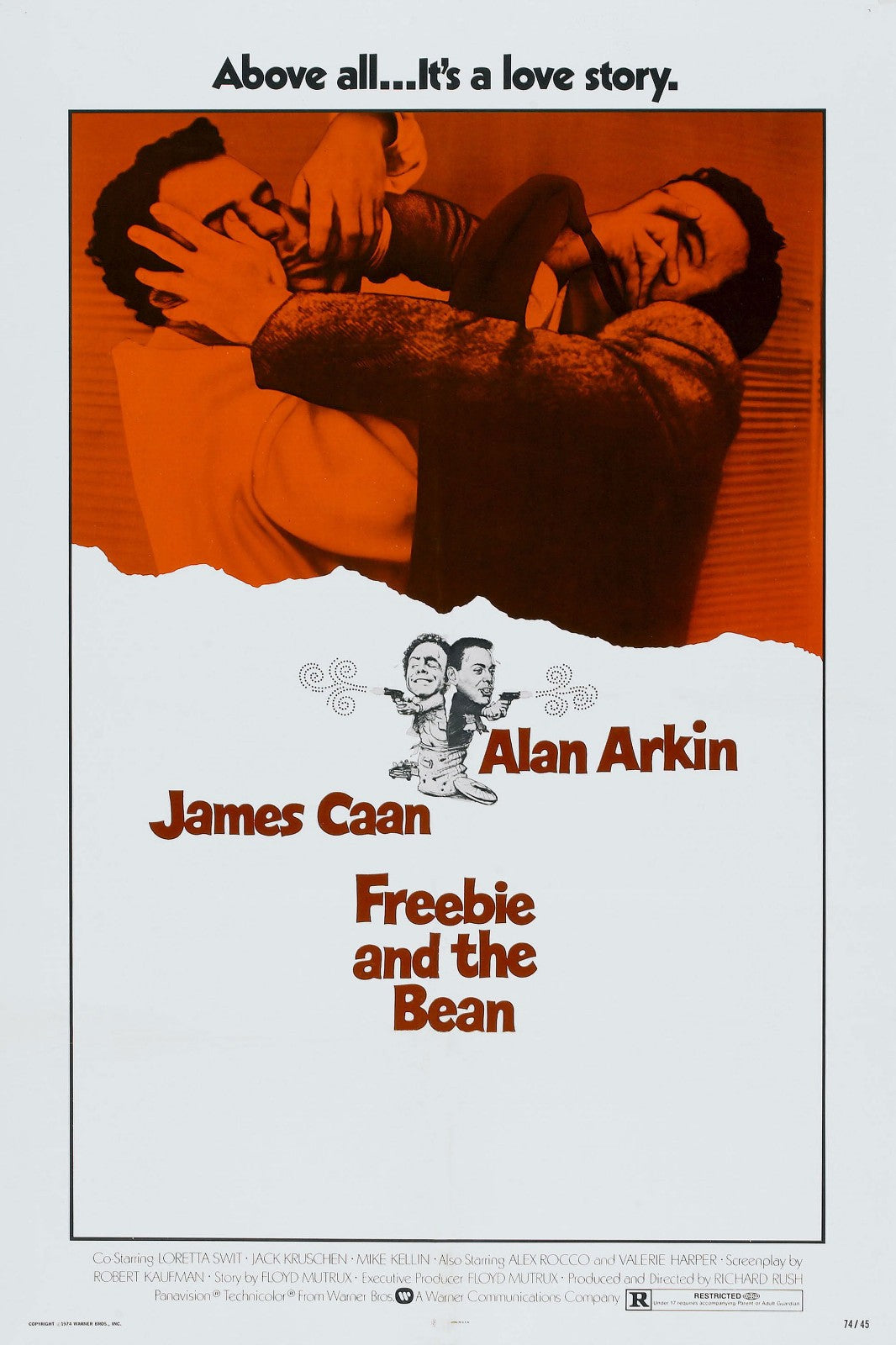Freebie and the Bean (1974) James Caan, Alan Arkin, Public Domain DVD NO CASE