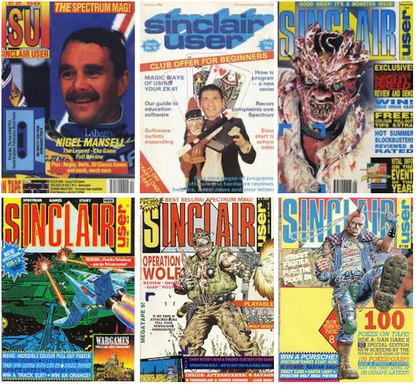 SINCLAIR USER Magazine ALL 134 ISSUES ON DISK+BONUS Spectrum/ZX81/QL Games