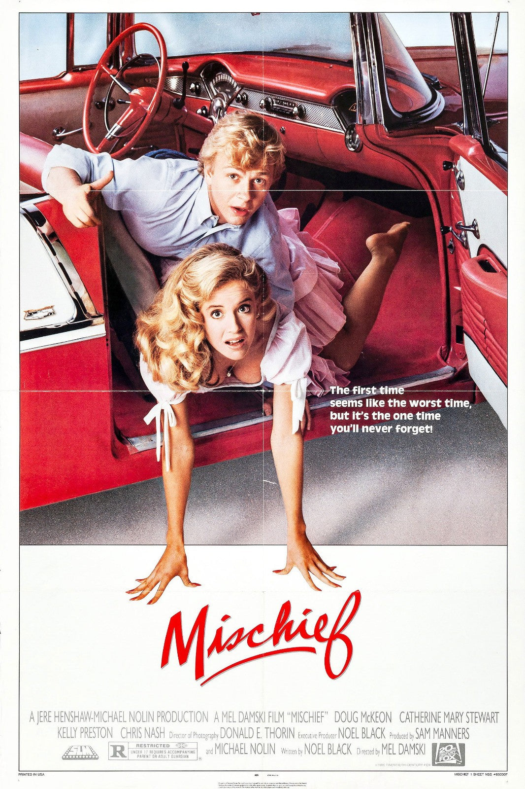 Mischief (1985) Comedy DVD Catherine Stewart Doug McKeon Public Domain NO CASE