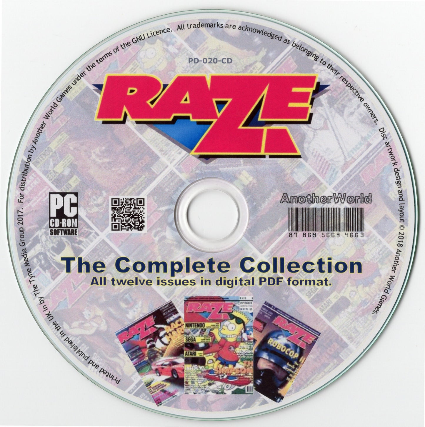 RAZE MAGAZINE Full Run on Disk Atari Lynx/7800/Sega Game Gear/Nintendo NES Games