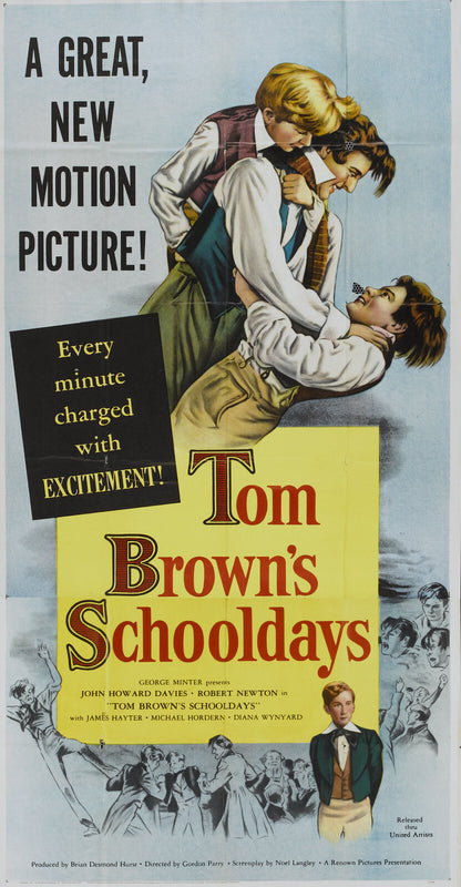 Tom Brown's School Days (1951) Drama Robert Newton Public domain DVD (Disc Only)