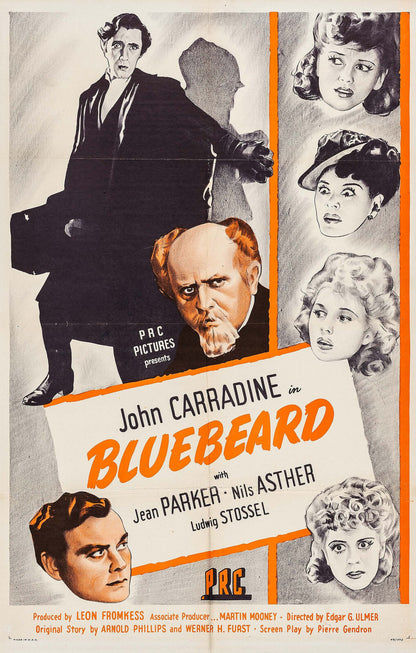 Bluebeard (1944) Horror DVD John Carradine Public Domain Film (Disc Only)