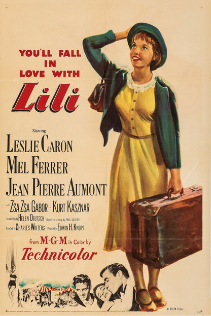 Lili (1953) Romance Leslie Caron Mel Ferrer Zsa Gabor Public Domain DVD NO CASE