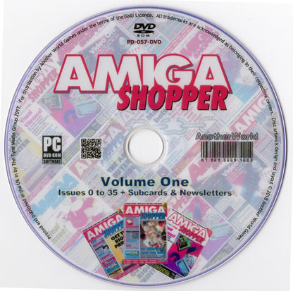 AMIGA SHOPPER Full Magazine Collection on Disk for 1200 A500 CD32 4000 1000 Mini