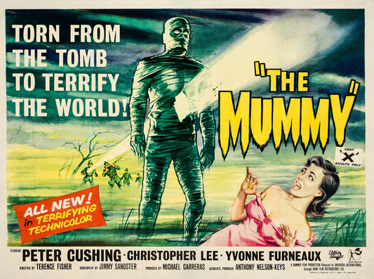 The Mummy (1959) Horror DVD Peter Cushing, Christopher Lee NO CASE Public Domain