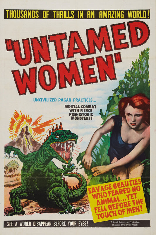 Untamed Women (1952) Sci-Fi Mikel Conrad DVD Public domain film (Disc Only)