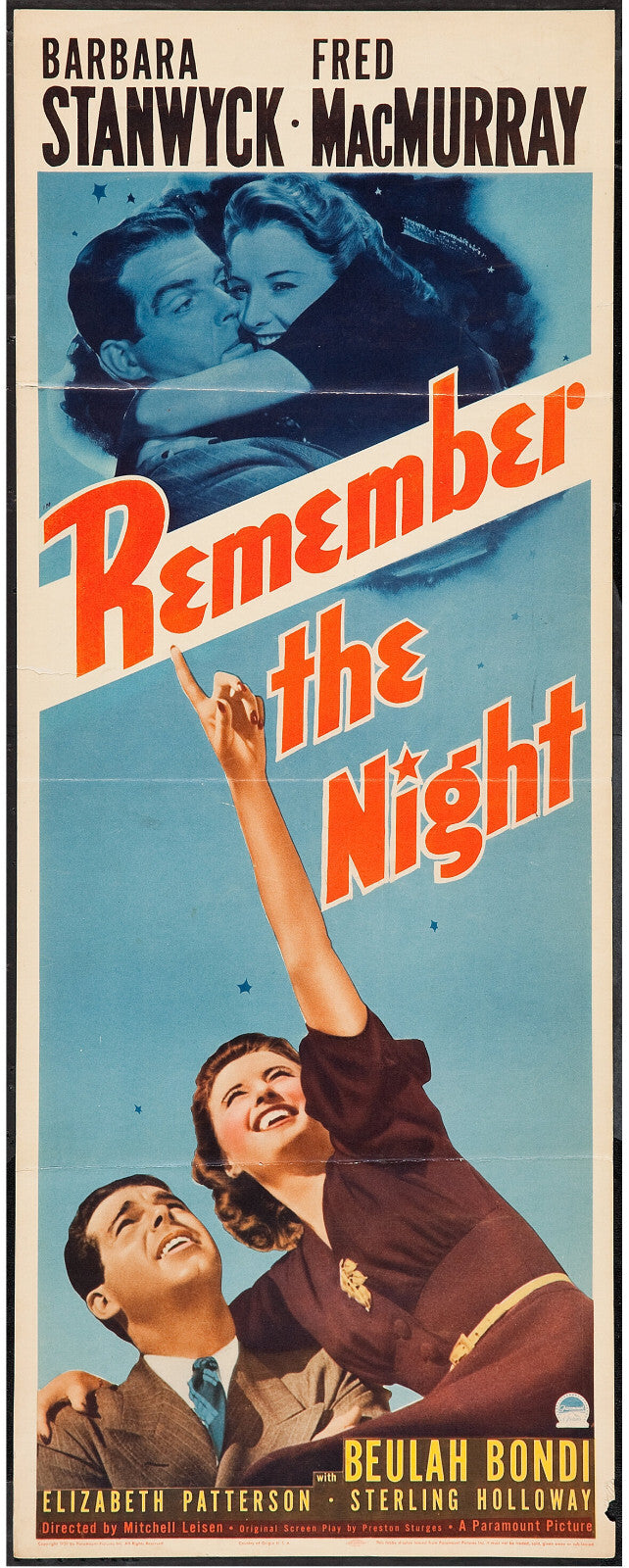 Remember the Night (1940) Barbara Stanwyck Public domain christmas film DVD only