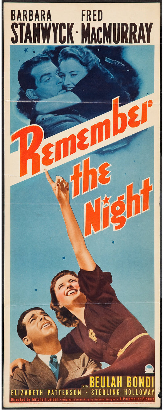 Remember the Night (1940) Barbara Stanwyck Public domain christmas film DVD only