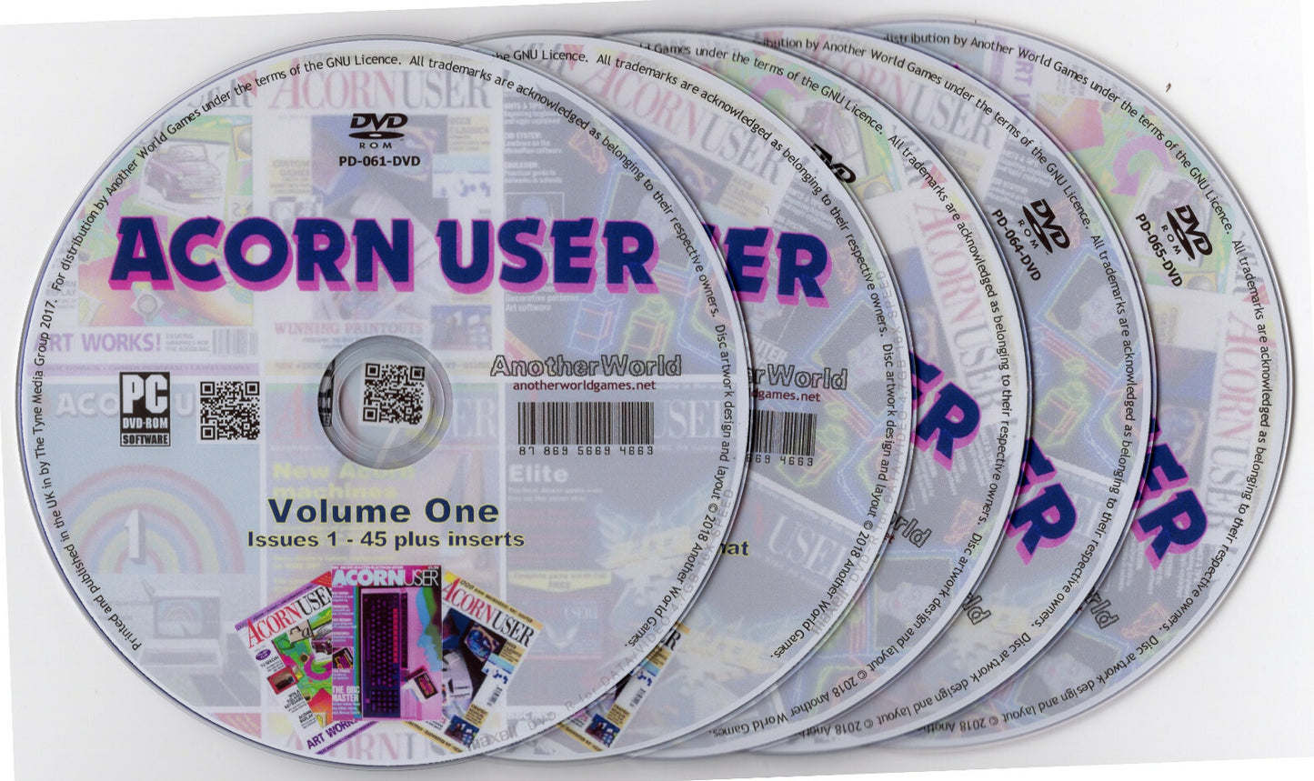 ACORN USER MAGAZINE Collection (Disk) Electron/Archimedes/RISC PC BBC Micro/Atom