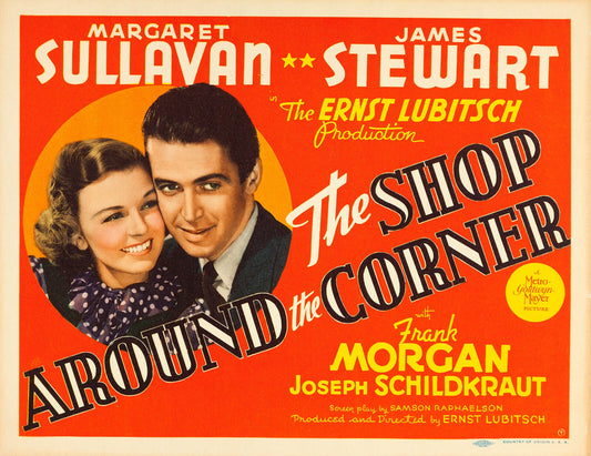 The Shop Around the Corner (1940) James Stewart DVD Public domain film Disc only