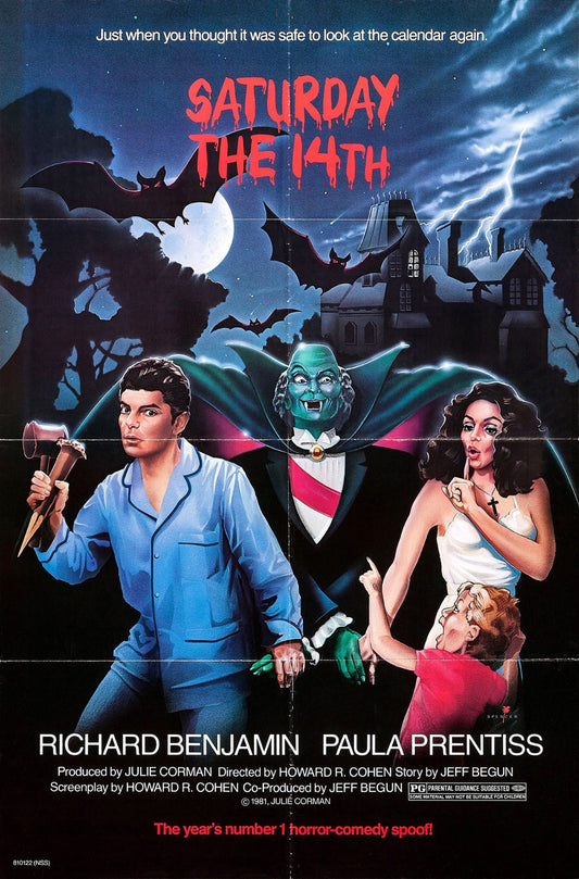 Saturday the 14th (1981) Richard Benjamin Public Domain DVD NO CASE