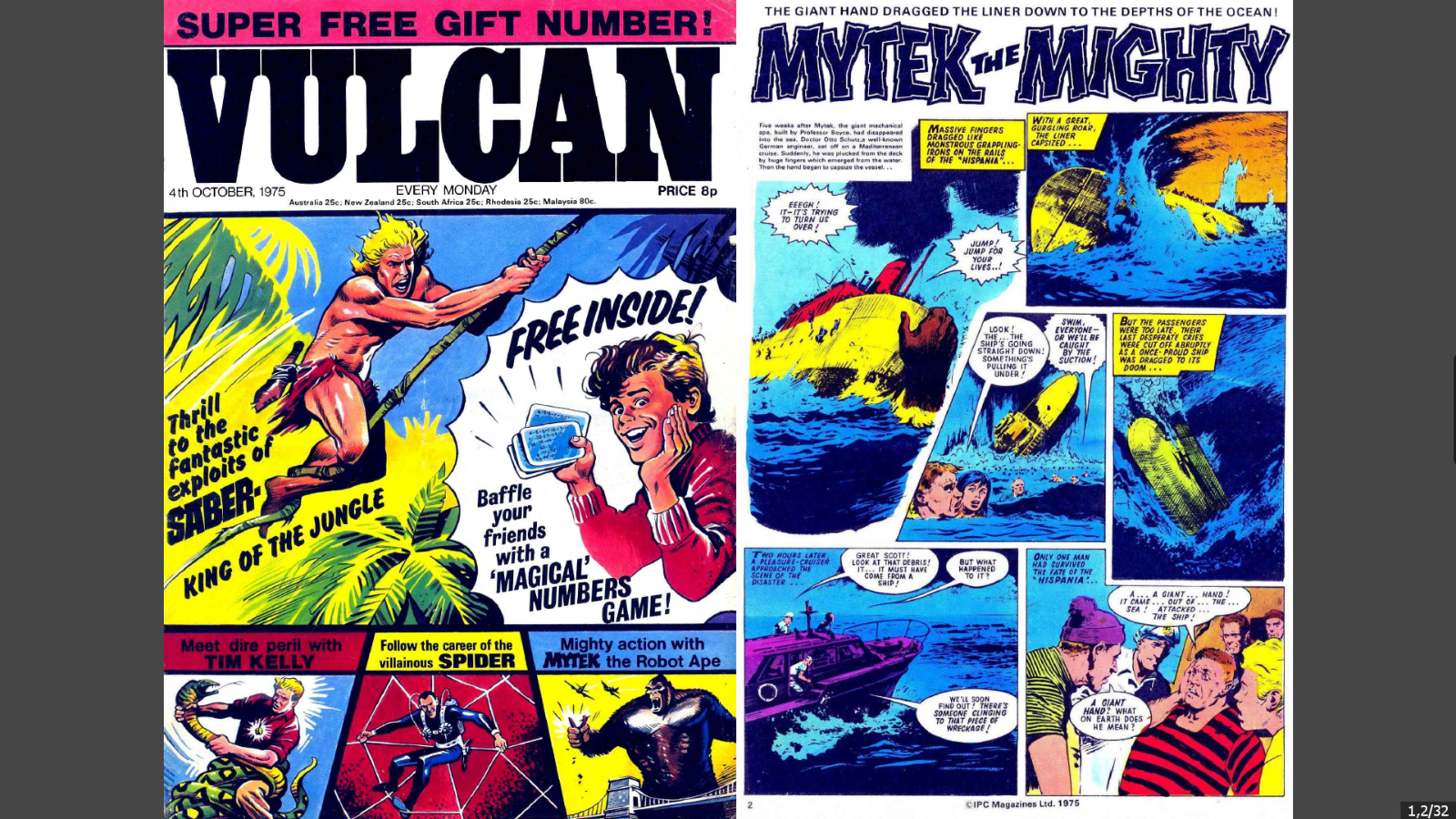 VULCAN: The Comic, Annual & Holiday Special Collection 2xDVD Set Over 180 issues