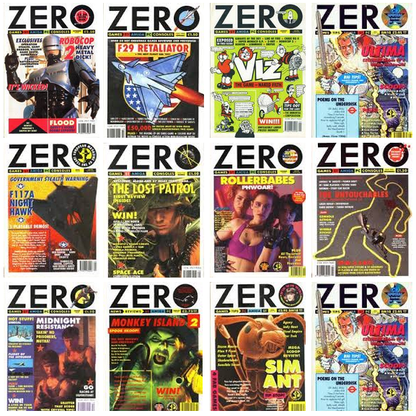 ZERO MAGAZINE Full Collection on Disk ALL ISSUES PC/Amiga/Atari ST/Console Games