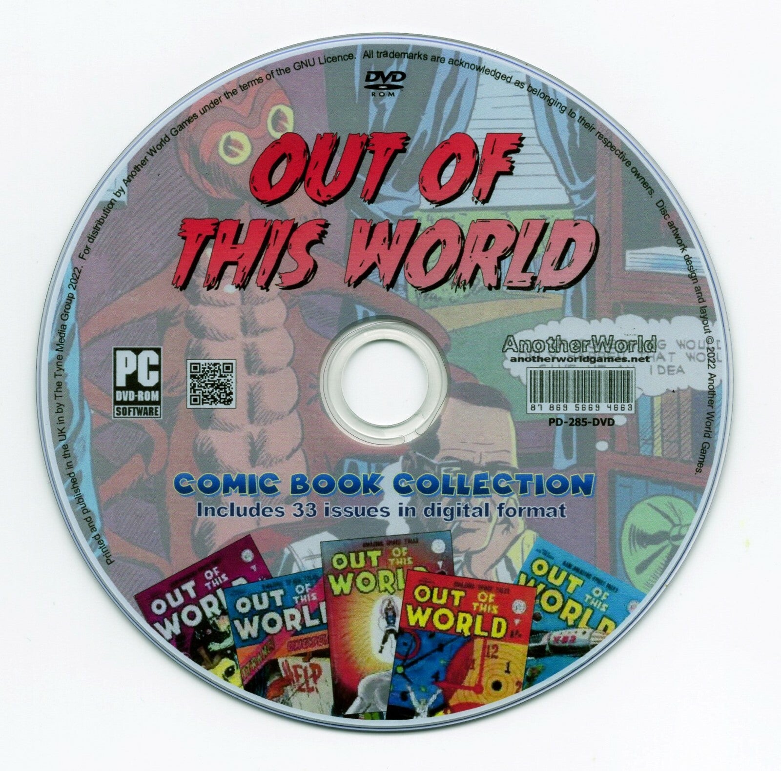 Out of this World (Alan Class) The Comic Book Collection on Disc DVD ROM cbr/cbz