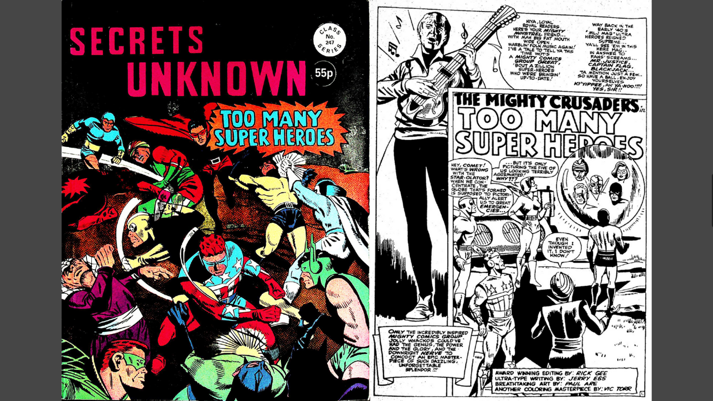 Secrets of the Unknown (Alan Class) The Comic Book Collection on DVD