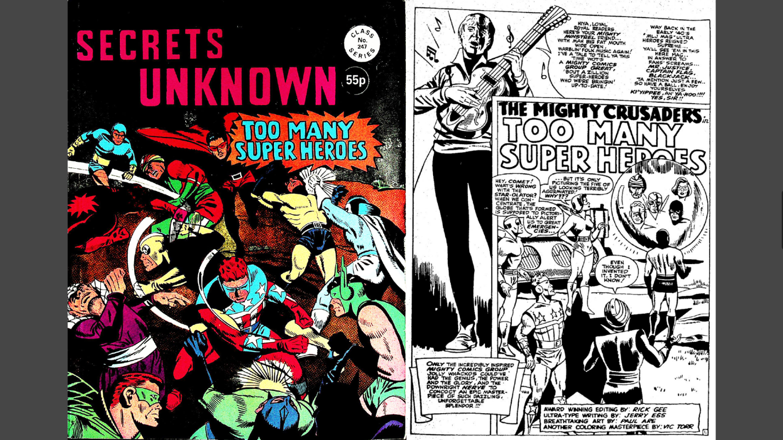 Secrets of the Unknown (Alan Class) The Comic Book Collection on DVD