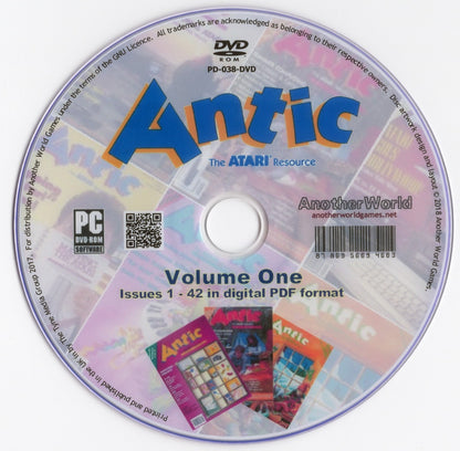 ANTIC Magazine Collection on Disk ALL ISSUES Atari XL/XE/400/800/2600/7800 Games