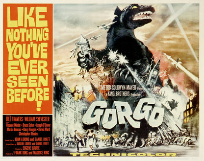 Gorgo (1961) Sci-Fi Bill Travers DVD Public domain film movie (Disc Only)