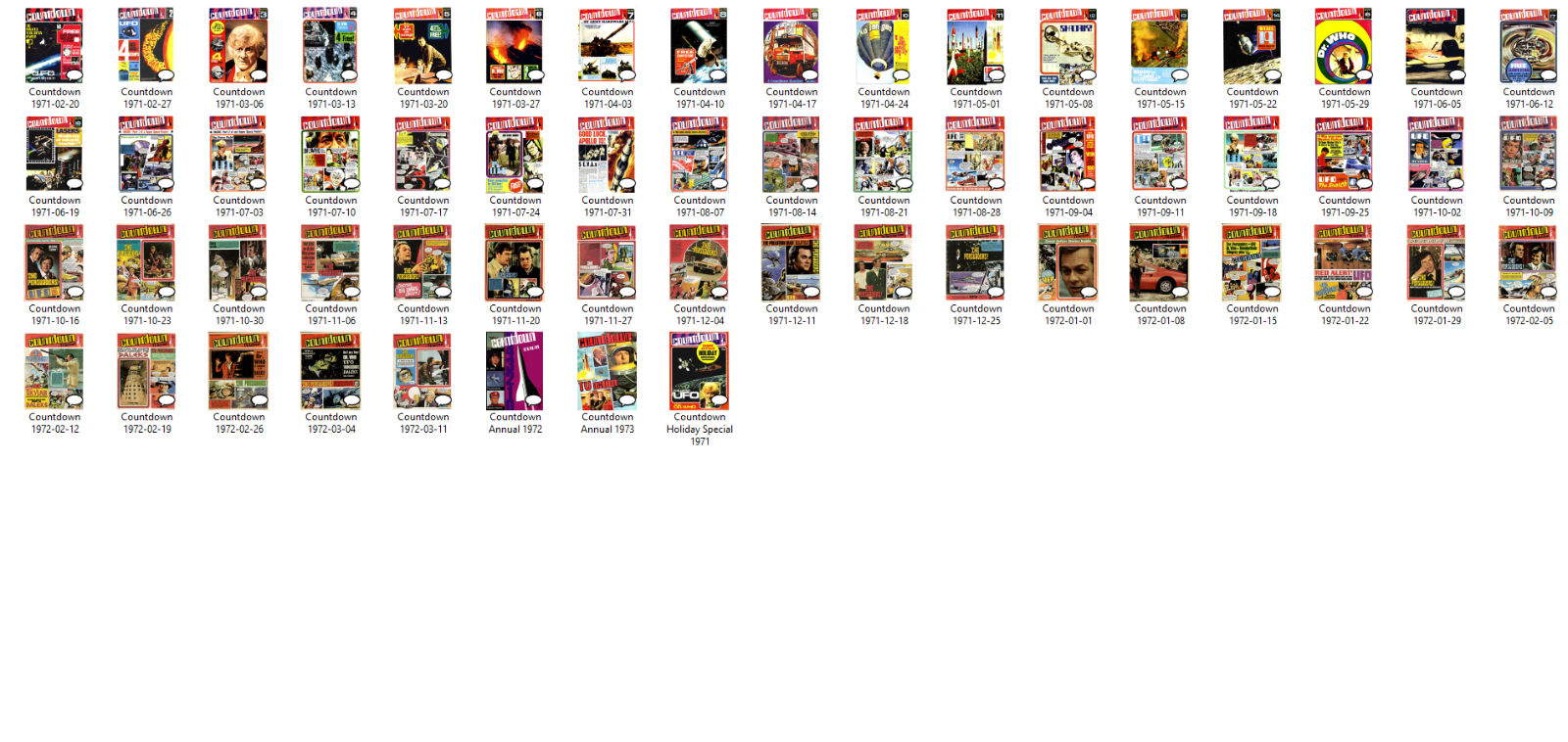Countdown  - The Complete Comic & Magazine Collection on DVD-ROM Archive Disc