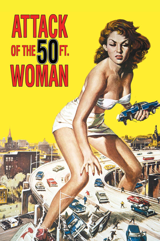 Attack of the 50 Foot Woman (1958) Allison Hayes, William Hudson – Sci-Fi DVD (Disc Only)