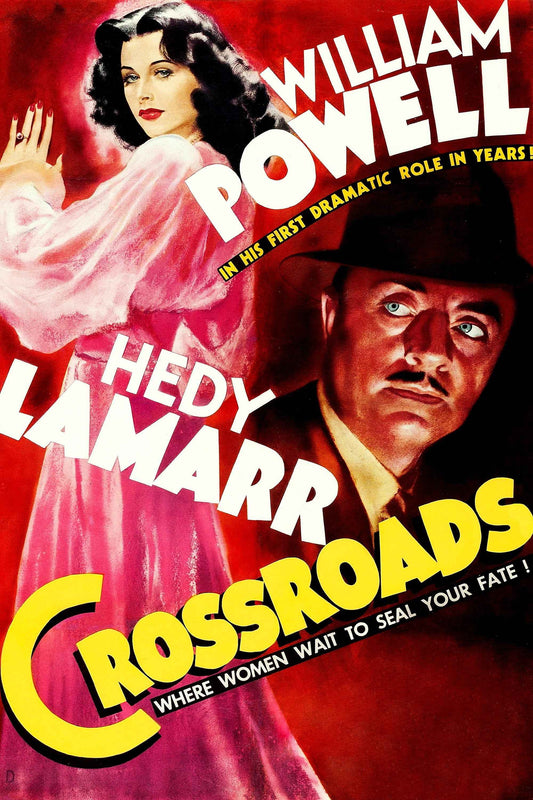 Crossroads (1942) William Powell, Hedy Lamarr - Crime Mystery Drama DVD (Disc Only)