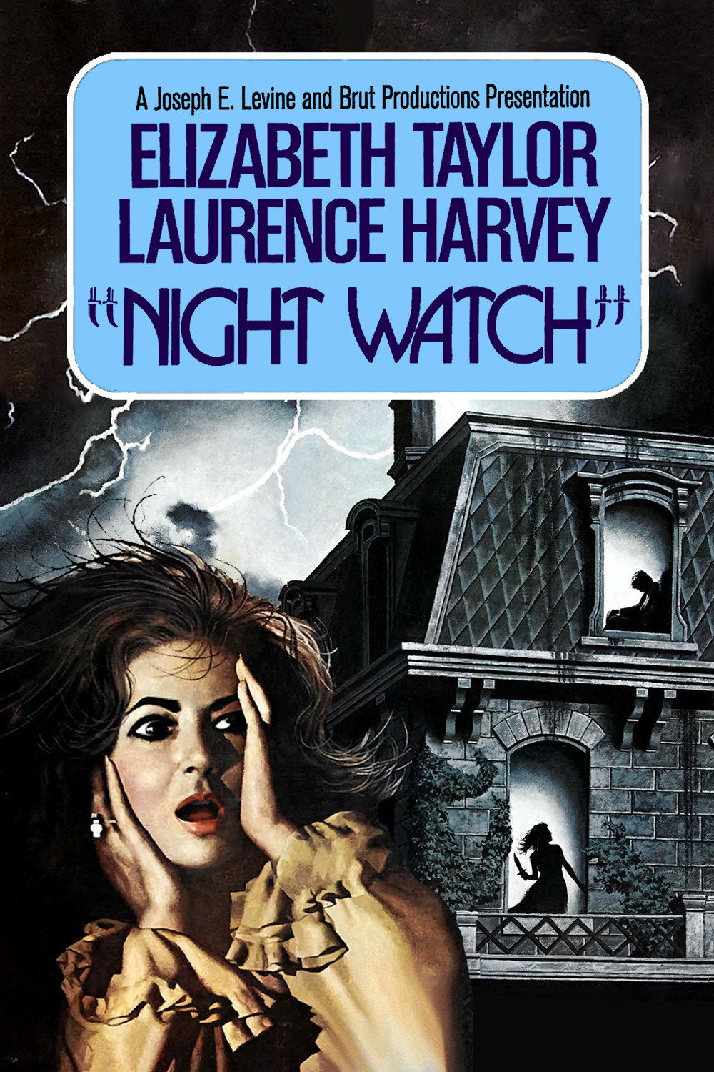 Night Watch (1973) Elizabeth Taylor, Laurence Harvery – Maytery Thriller Horror (DVD Disc Only) – FREE UK P&P