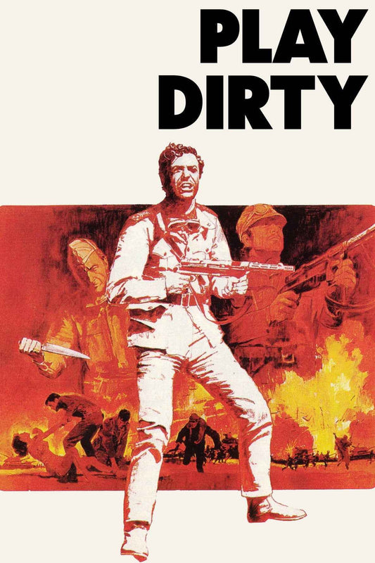 Play Dirty (1969) Michael Caine, Nigel Davenport – War Drama Adventure DVD (Disc Only)
