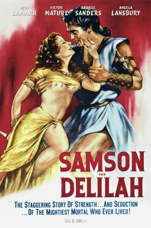 Samson and Delilah (1949) Hedy Lamarr, Angela Lansbury – Drama Romance DVD (Disc Only)