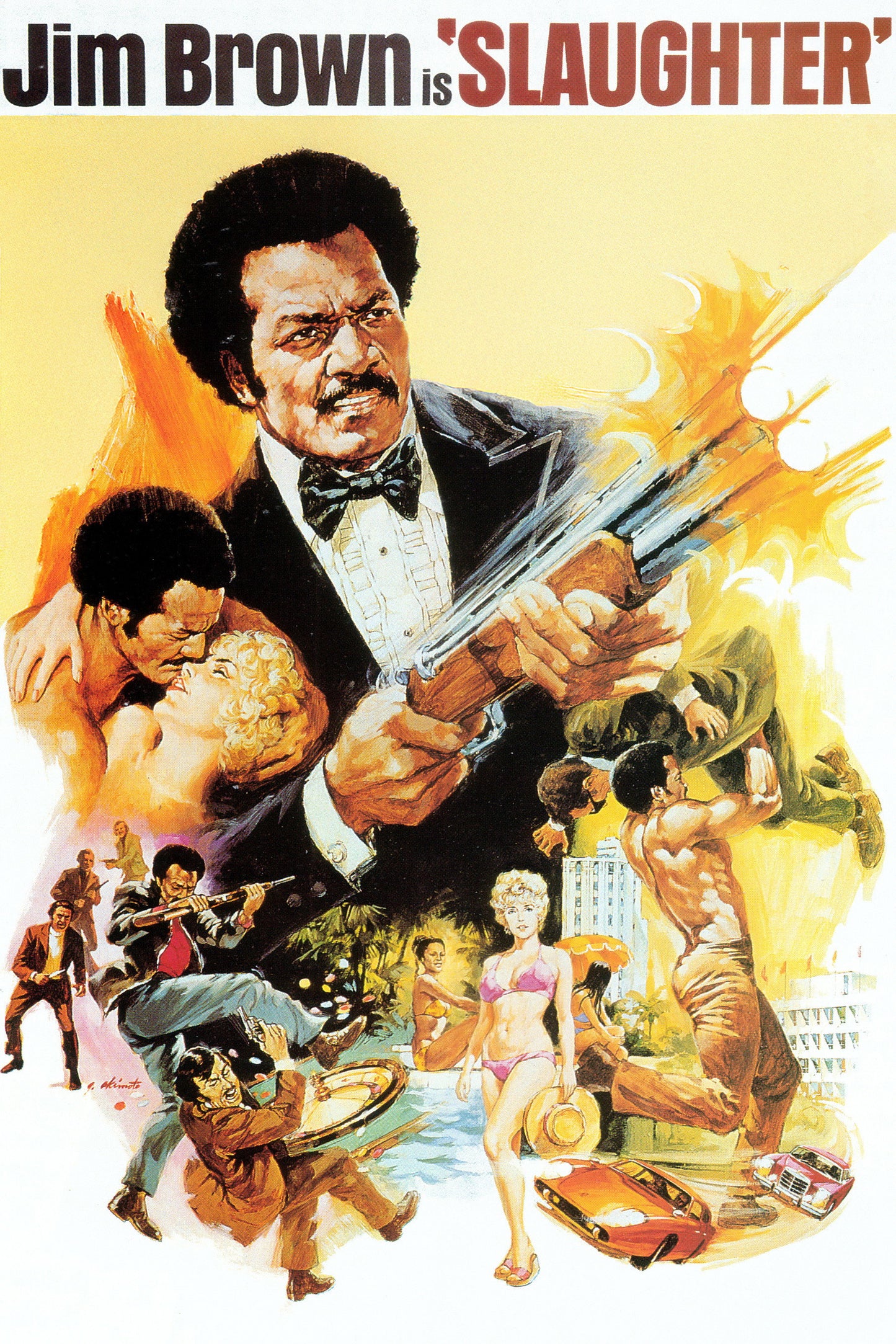 Slaughter (1972) Jim Brown, Stella Stevens – Crime Drama (DVD Disc Only) – FREE UK P&P