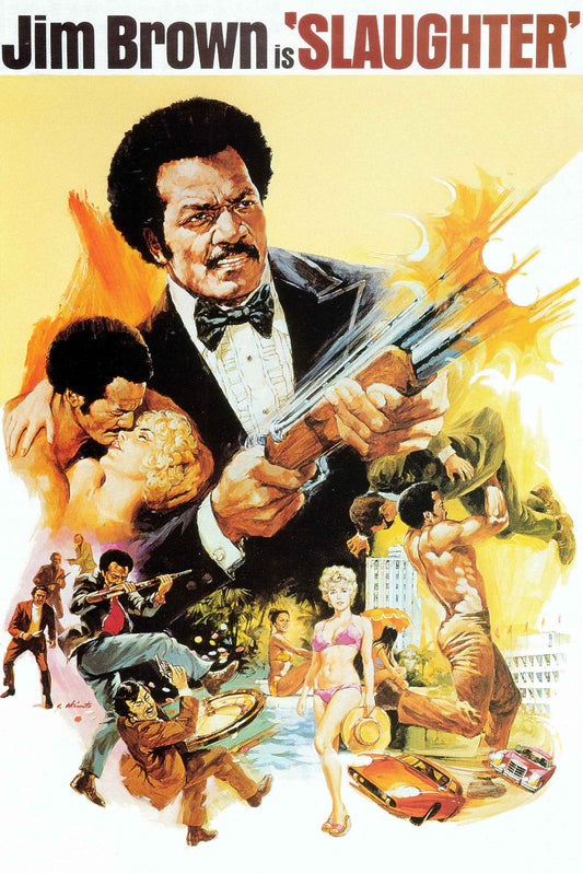 Slaughter (1972) Jim Brown, Stella Stevens – Crime Drama DVD (Disc Only)