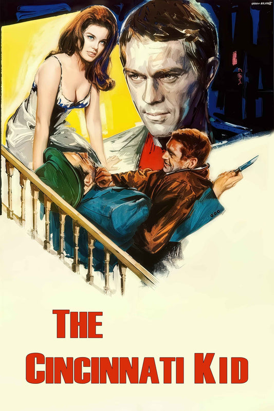 The Cincinnati Kid (1965) Steve McQueen, Edward G. Robinson – Drama DVD (Disc Only)
