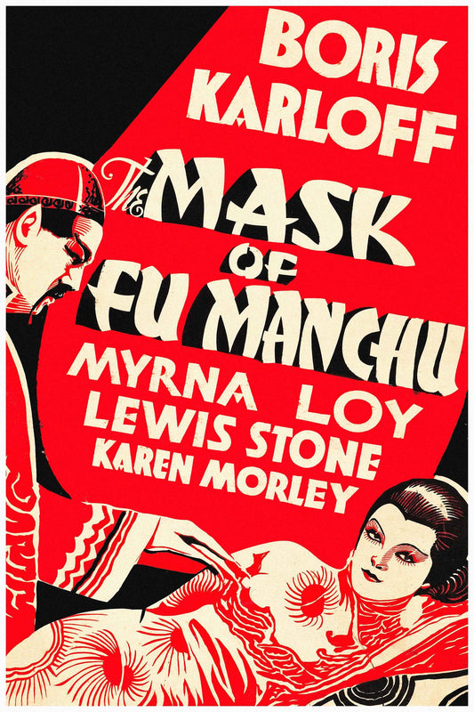 The Mask of Fu Manchu (1932) Boris Karloff – Adventure Horror Sci-Fi DVD (Disc Only)
