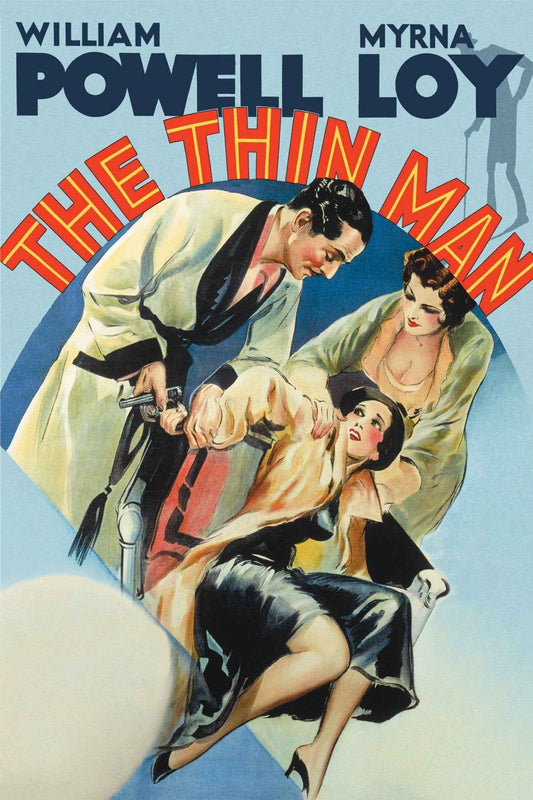 The Thin Man (1934) Maureen O'Sullivan, William Powell – Crime Comedy Mystery DVD (Disc Only)