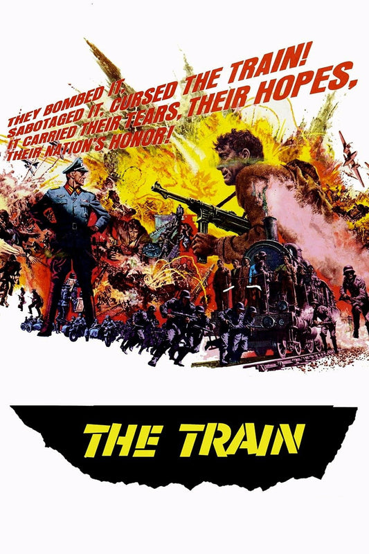 The Train (1964) Burt Lancaster, Paul Scofield – War Thriller DVD (Disc Only)