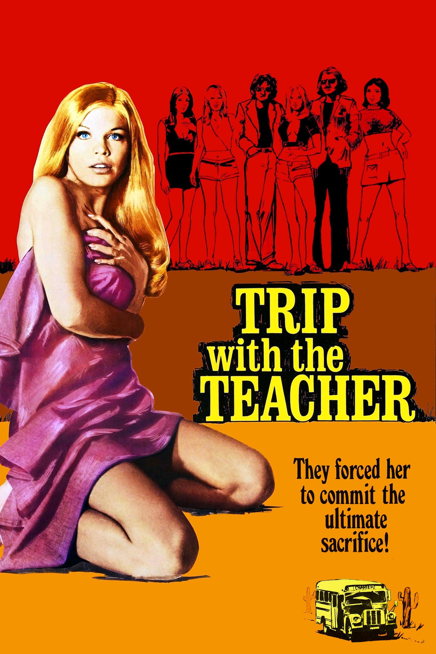 Trip With the Teacher (1975) Brenda Fogarty, Cathy Worthington – Horror Thriller (DVD disc only) - FREE UK P&P